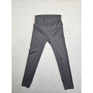 Gray High-Waisted Leggings